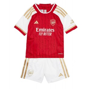 Lacne Dětský Futbalové dres Arsenal 2023-24 Krátky Rukáv - Domáci (+ trenírky)
